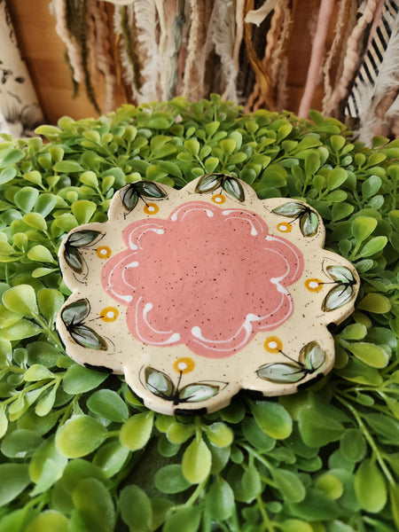 Whimsical Mushroom Teapot, Teacup, Saucer and Mushroom Spoon.